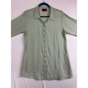 Zuba‎ Button Up Women's Medium Long Sleeve